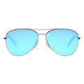 MYTH Greece AVA ZERO retro metallic aviator sunglasses blue mirror, thin metal frame sunglasses for mens and womens in sunglasses 70s