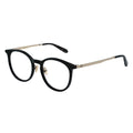 black round eyeglasses