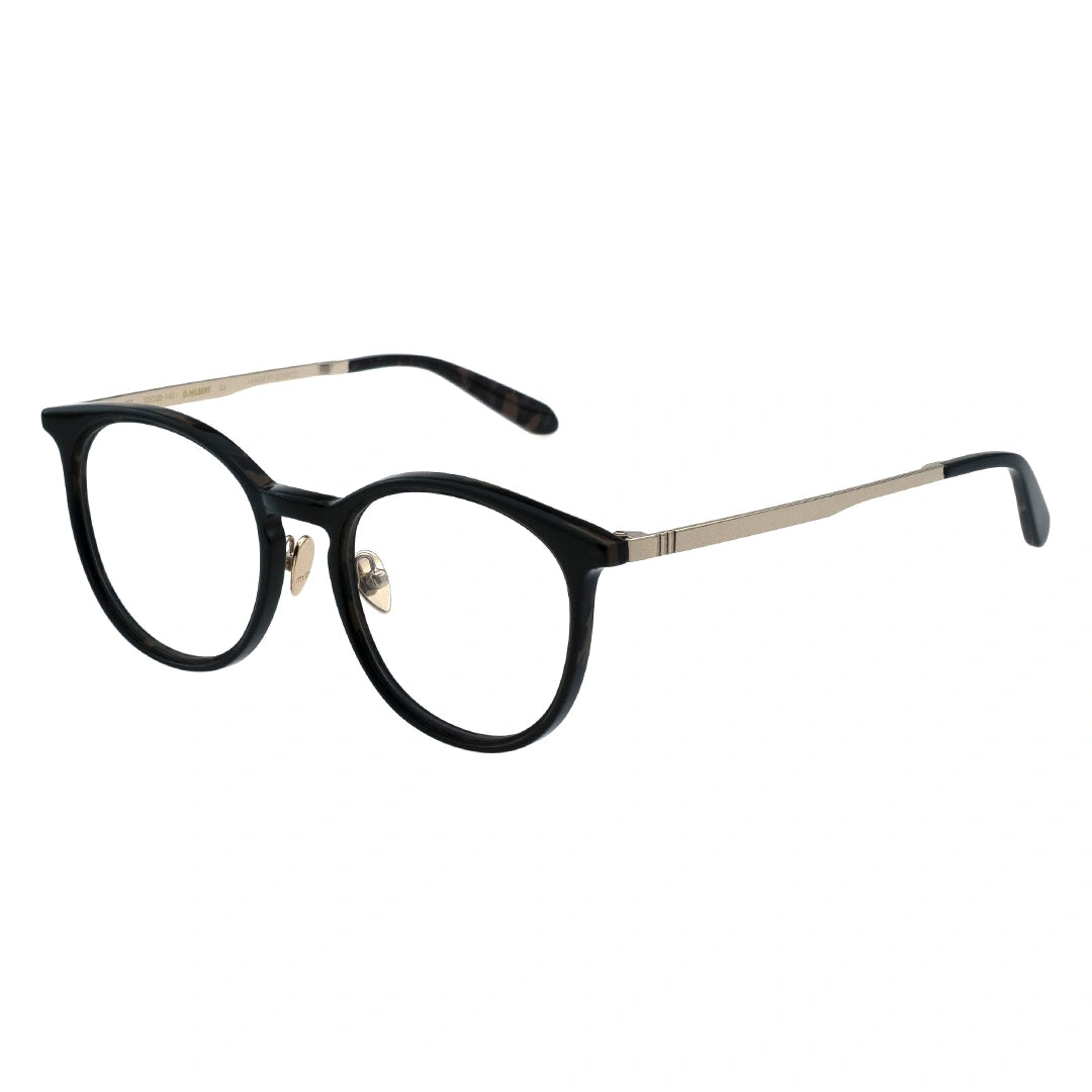 black round eyeglasses