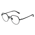 Black round glasses