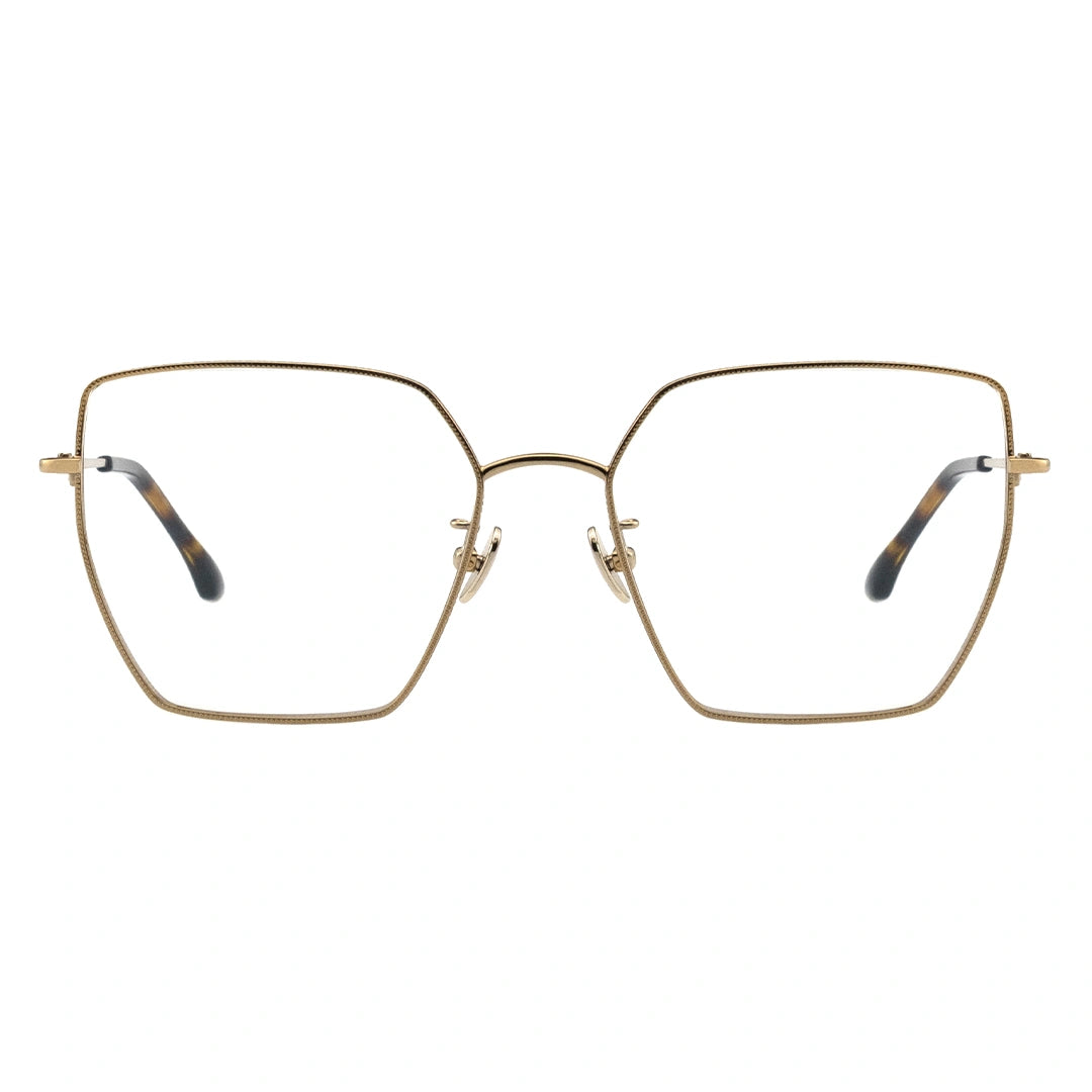 gold oversized glasses