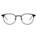 black round glasses, round eyeglasses