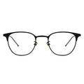 Black round glasses, browline eyeglasses
