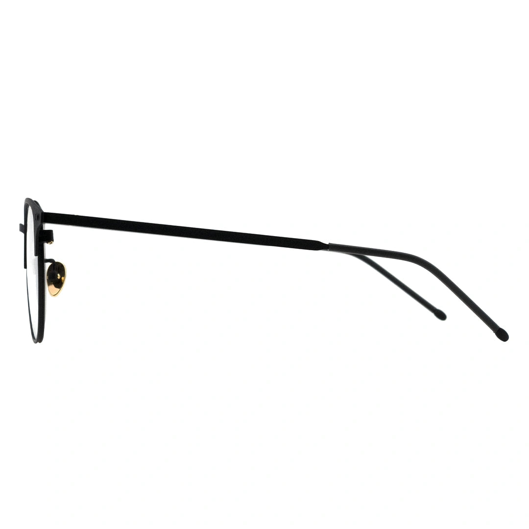 Black round glasses, browline eyeglasses