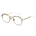 Gold oval eyeglasses