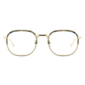 Gold oval eyeglasses, round glasses