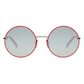 retro round sunglasses silver mirror sunglasses, thin metal frame sunglasses