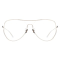 silver aviator eyeglasses