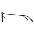 black arm of eyeglasses