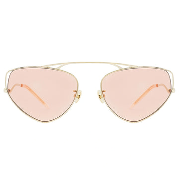 MYTH Greece ARROWS retro cat eye sunglasses with thin gold metal frame, pink sunglasses in 70s retro for womens and ladies