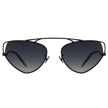 MYTH Greece ARROWS retro cat eye black sunglasses, metal frame sunglasses, polarized sunglasses in 70s retro for womens and ladies