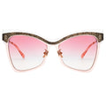 butterfly browline sunglasses. Pink gradient sunglasses