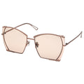 MYTH GREECE DIANA geometric square rose gold sunglasses thin metal frame womens and mens trendy sunglasses luxury