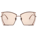 MYTH GREECE DIANA geometric square rose gold sunglasses thin metal frame womens and mens trendy sunglasses luxury
