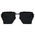 MYTH GREECE EPHESUS geometric black sunglasses square metal frame mens and womens chic fashion avant-garde urban