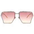 MYTH GREECE EPHESUS geometric pink sunglasses square metal frame mens and womens chic fashion avant-garde urban