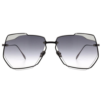 MYTH GREECE ESCHER geometric sunglasses grey thin metal frame aviators vintage retro elegant sunglasses