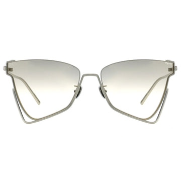 LUCID geometric cream sunglasses thin metal bold sunglasses, gradient sunglasses