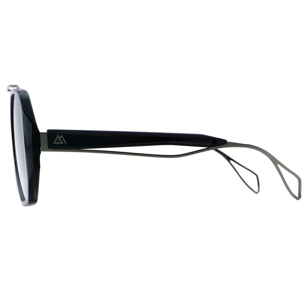 2077 oversized aviators grey lens sunglasses unisex