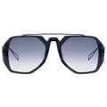 2077 oversized aviators grey lens sunglasses