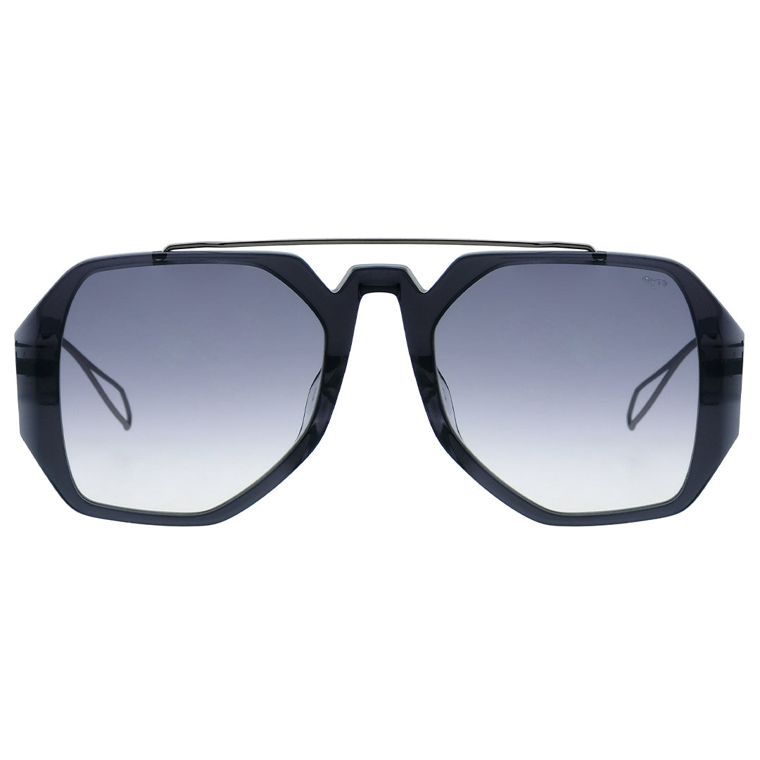 2077 oversized aviators grey lens sunglasses