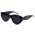 Mavra Volia black cat eye sunglasses oversized, oversize cat eye sunglasses
