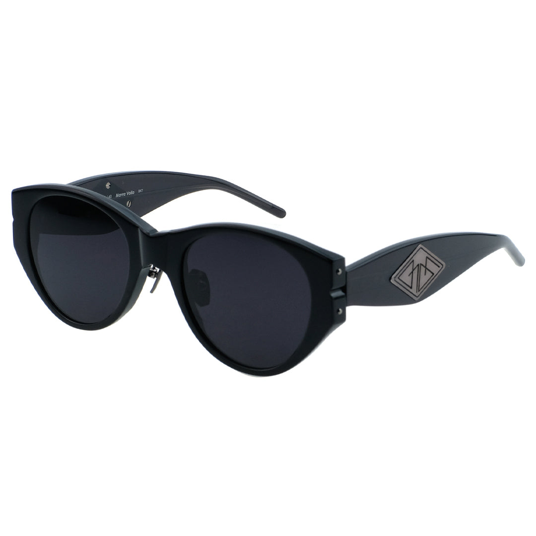 Mavra Volia black cat eye sunglasses oversized, oversize cat eye sunglasses