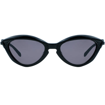 Hinthial wrap around cat eye sunglasses black frames