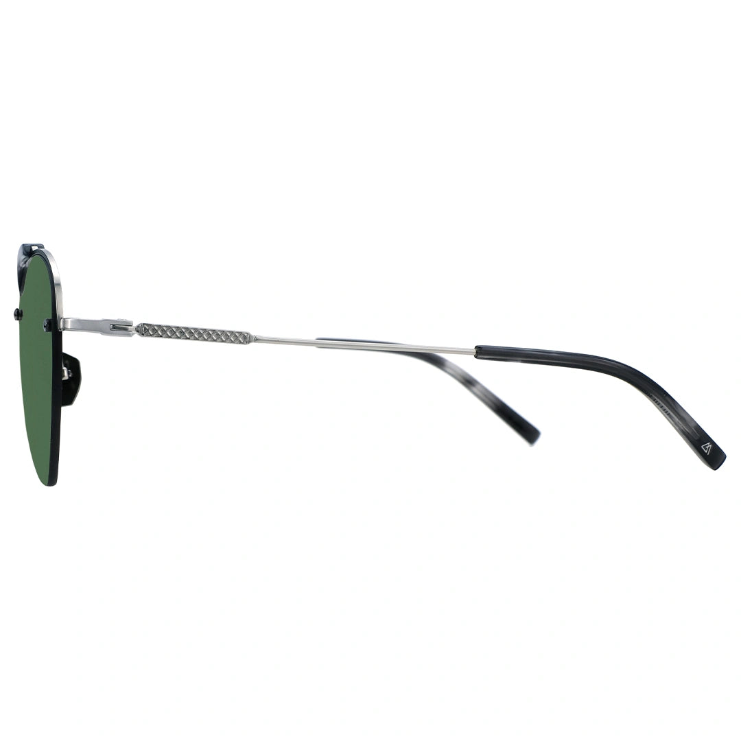 Rimless aviator sunglasses