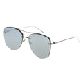 MYTH GREECE DEMETER geometric rimless light grey sunglasses double bridge and metal frame sunglasses mens and womens