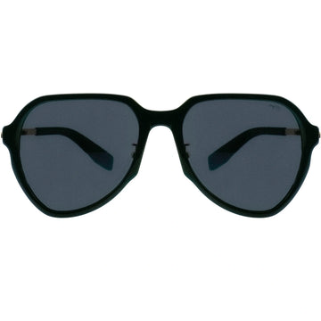 Eagle eyes aviator sunglasses, oversized aviator sunglasses black lens thin metal frame with adjustable nose pad mens and womens