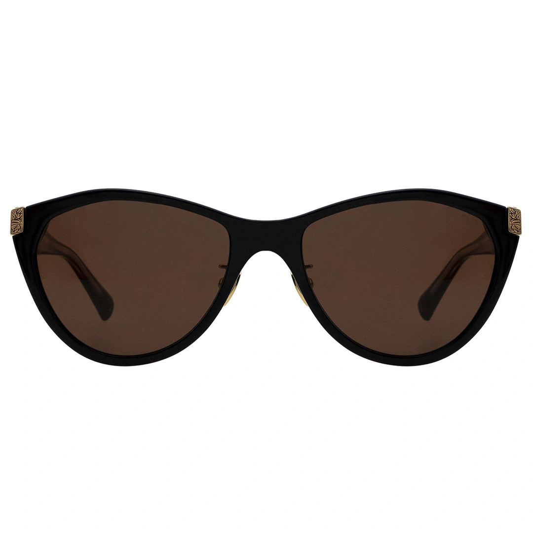 MYTH GREECE SYLPH cat eye brown sunglasses frames gold metal frame with acetate with adjustable nose pad ladies and womens fashion chic vintage sunglasses