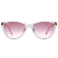 MYTH GREECE SYLPH cat eye white sunglasses pink gradient sunglasses, chic vintage sunglasses
