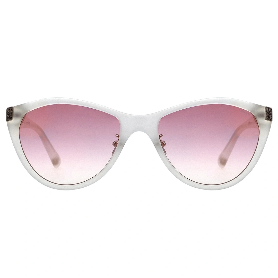MYTH GREECE SYLPH cat eye white sunglasses pink gradient sunglasses, chic vintage sunglasses