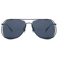 MYTH GREECE Ποσειδών aviator sunglasses blue grey lens thin silver metal frames with adjustable nose pad
men and women