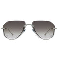 MYTH GREECE Έρως rimless aviator sunglasses black lens thin metal frame with adjustable nose pad mens and womens