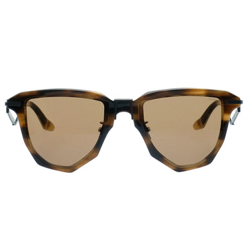 MYTH Greece Damar geometric tortoise sunglasses hollow decroration actetate frames light brown lens with adjustable nose pad for man and woman
