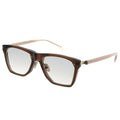 Myth Greece Turquoise square sunglasses brown frames mix acetate and metal with adjustable nose pad