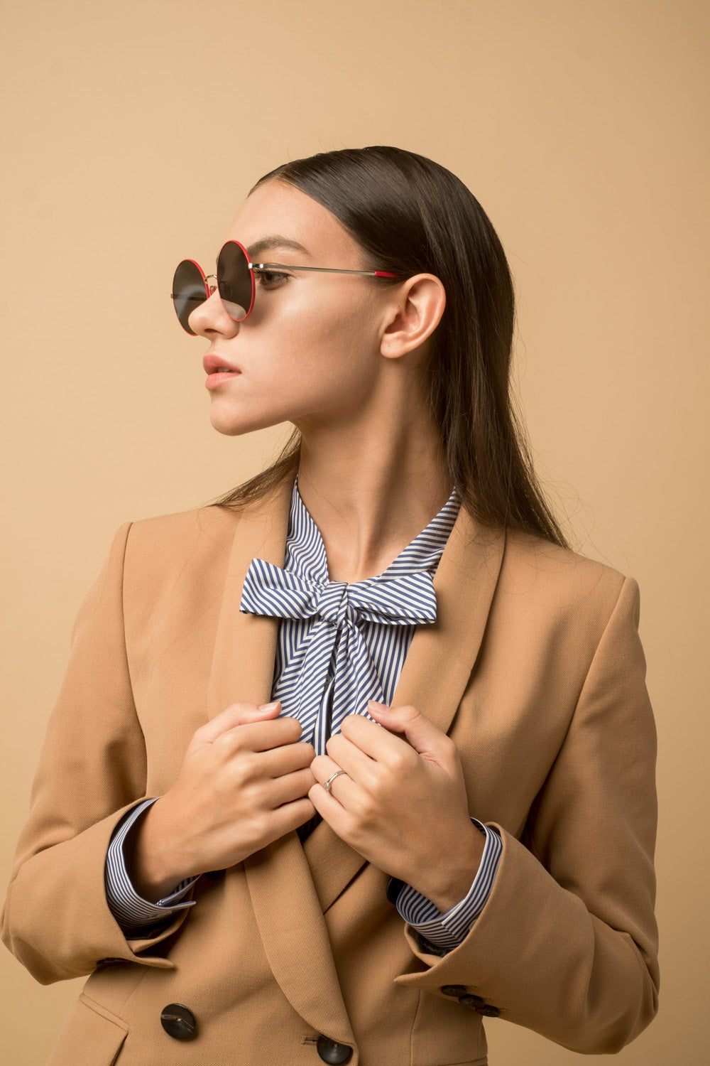 retro round sunglasses silver mirror sunglasses, thin metal frame sunglasses