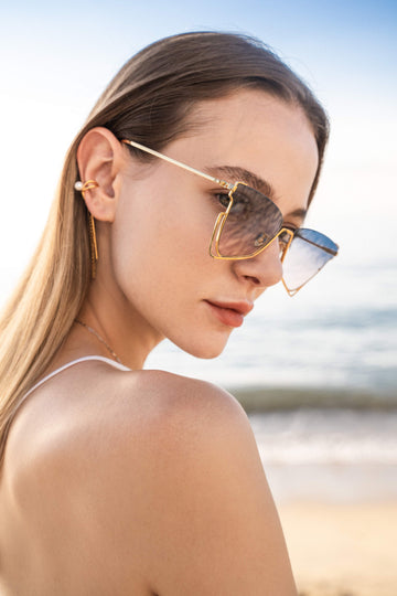 women's gradient sunglasses
