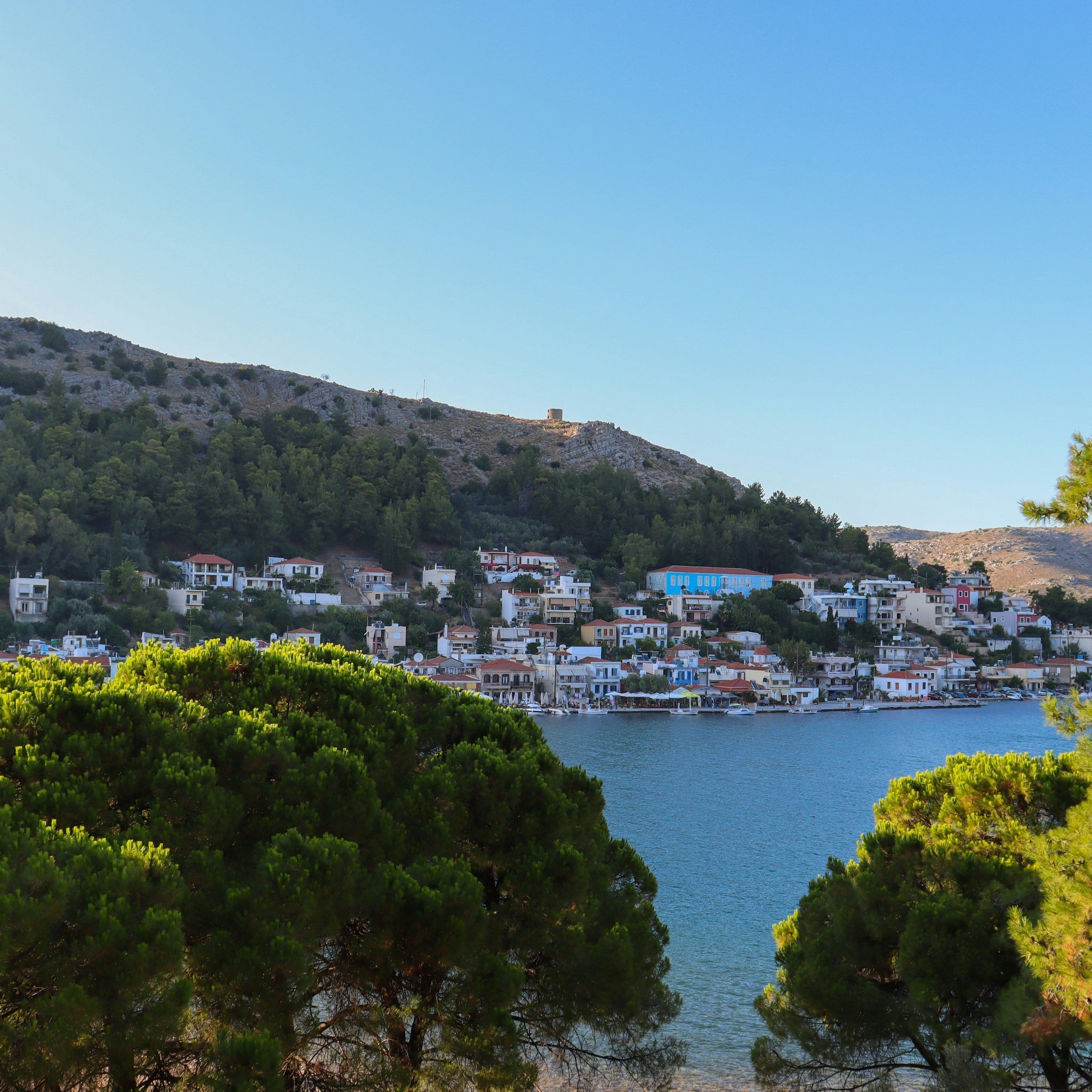 Chios island beaches and hills