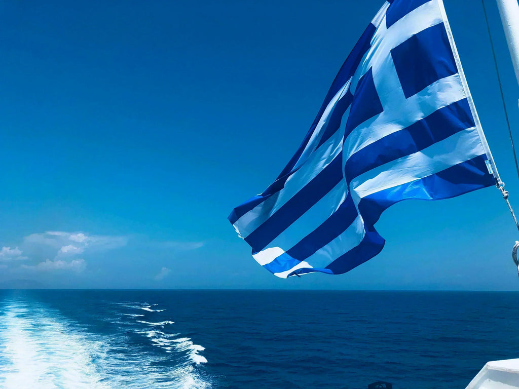 Greece flat in boat for deep sea fishing