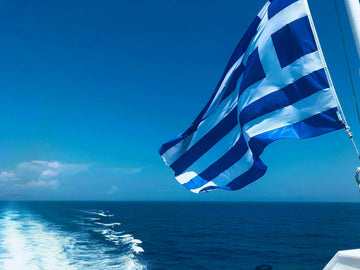 Greece flat in boat for deep sea fishing