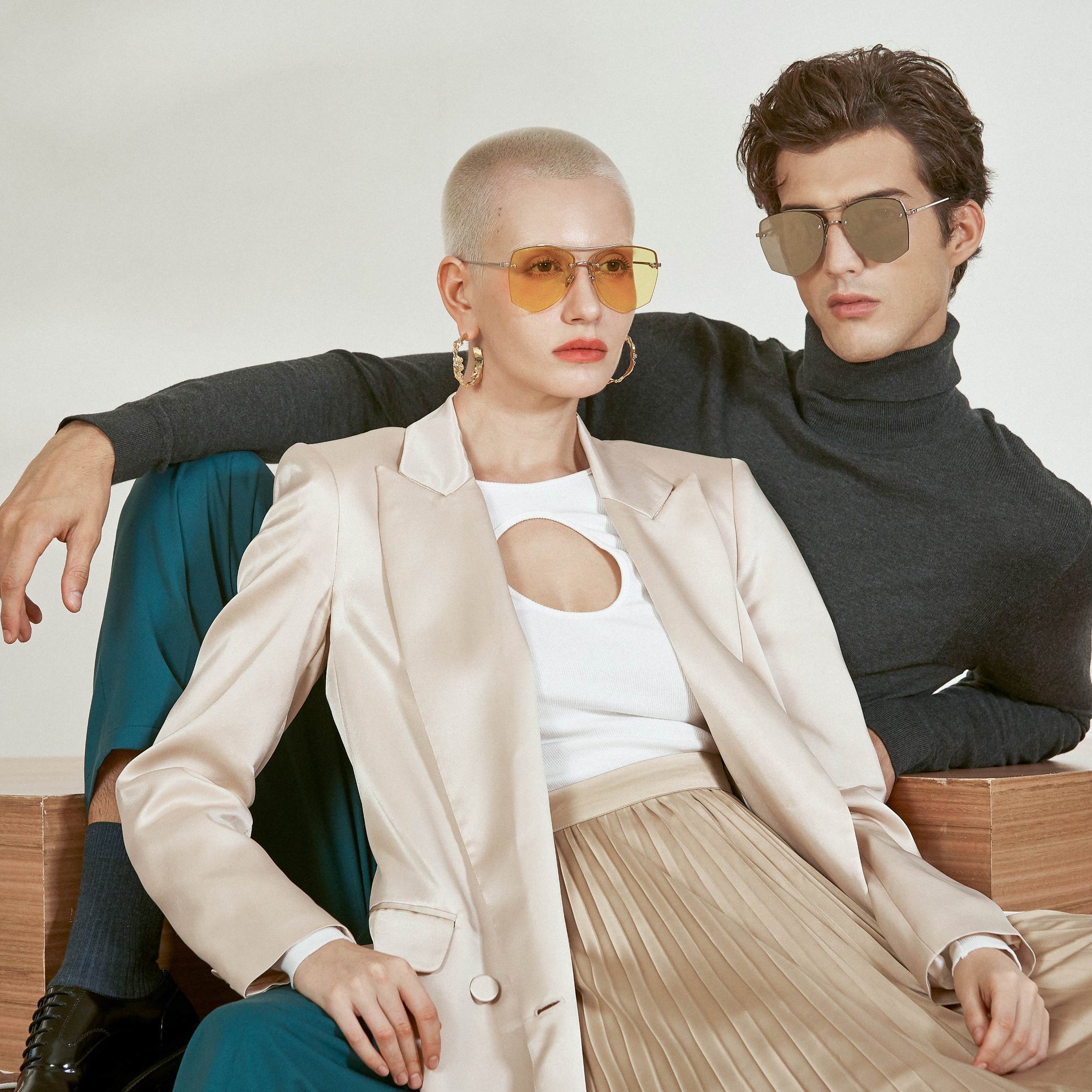 Sunglasses for Oblong Shaped Faces