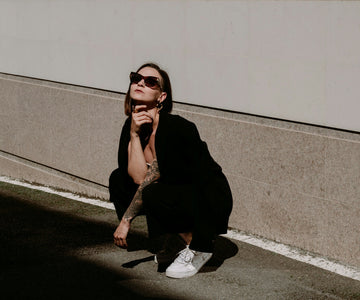 A woman in street-style