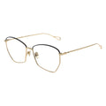 gold geometric eyeglasses