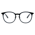 Blue round glasses
