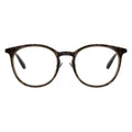 tortoiseshell round eyeglasses