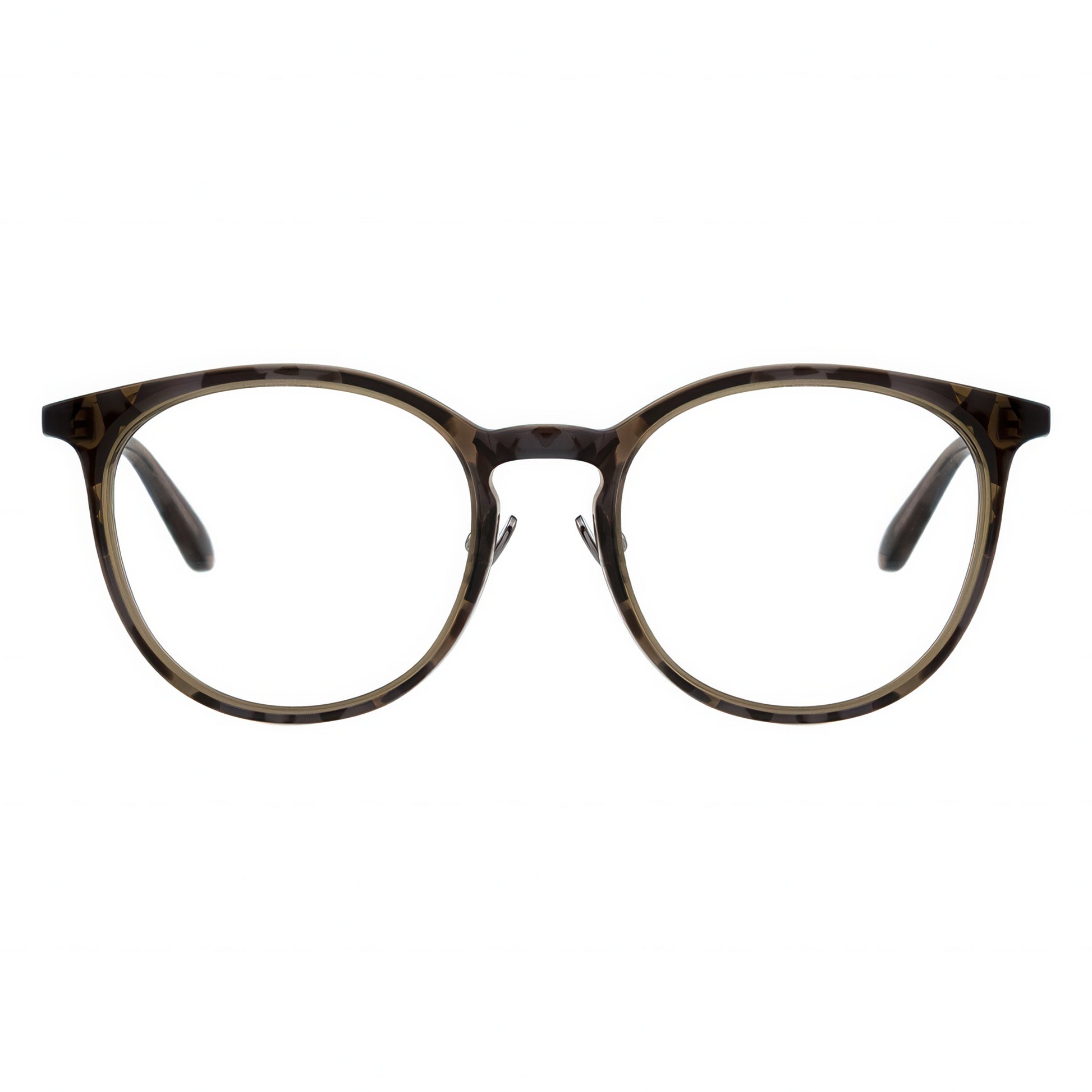 tortoiseshell round eyeglasses