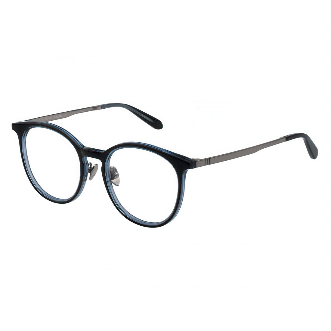 blue round eyeglasses